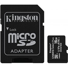 Kingston Canvas Select Plus - Flash memory card - 64 GB - A1 / Video Class V10 / UHS Class 1 / Class10 - microSDXC UHS-I